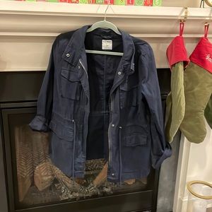 Old Navy cargo jacket- navy - large